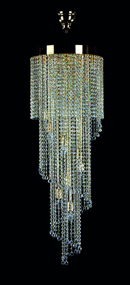Полилей ArtGlass Серия SPIRAL DIA 400*1200 BALLS